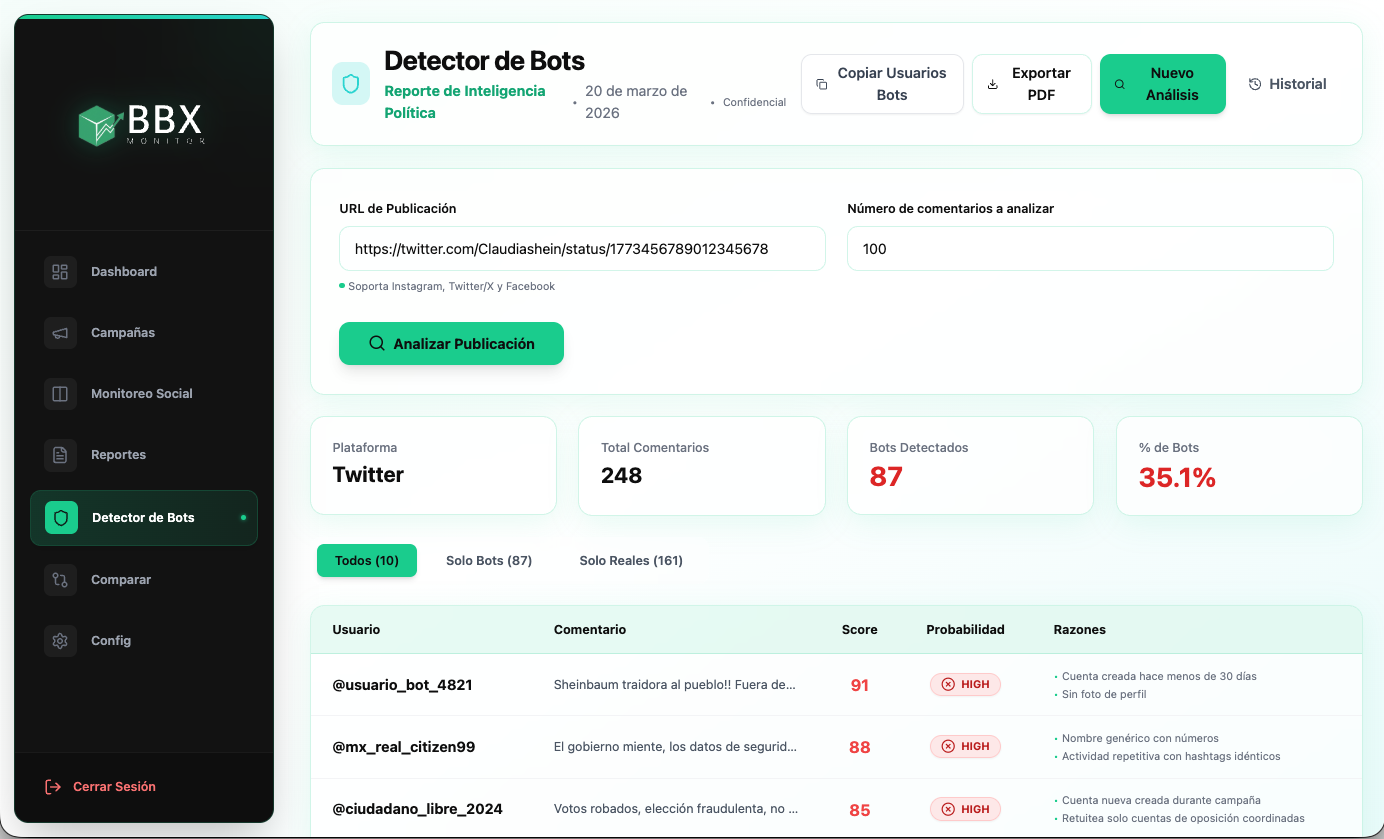 Detector de Bots